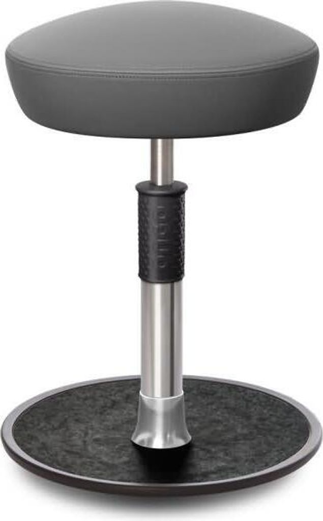 Sitz- Stehhocker Free Regular Hutsitz skai Dynactiv M. 160 Grau chr. /schw..