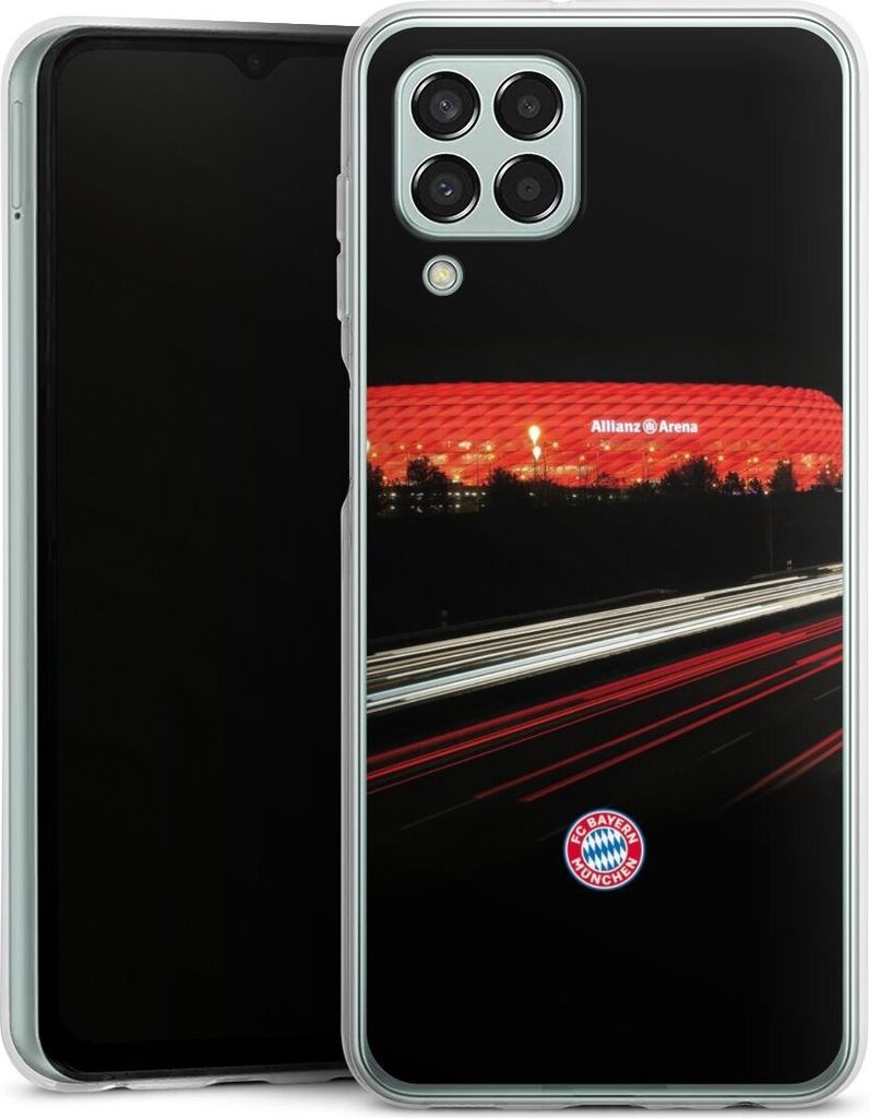 DeinDesign Handyhülle für Samsung Galaxy M33 5G Silikon Hülle Case Smartphone Schutzhülle FC Bayern München FCB Stadion