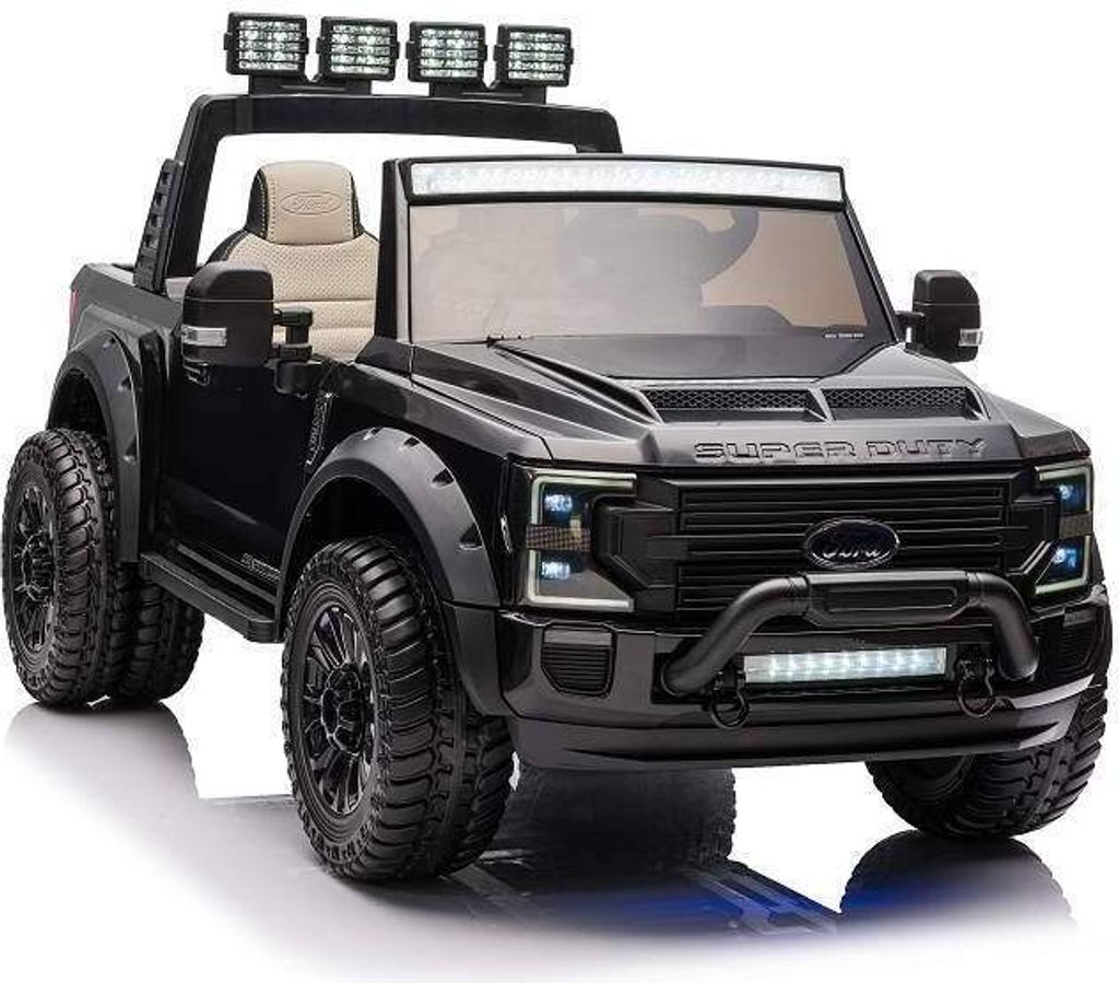 Elektro Kinderauto "Ford Super Duty" 2 Motoren Schwarz Produktbild 