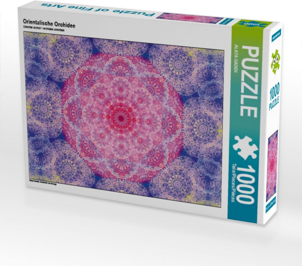 CALVENDO Puzzle Orientalische Orchidee | 1000 Teile Lege-Größe 64x48cm Foto-Puzzle für glückliche Stunden