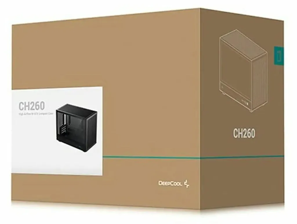 Boîtier PC Deepcool CH260 Micro Tower Noir compact et performant