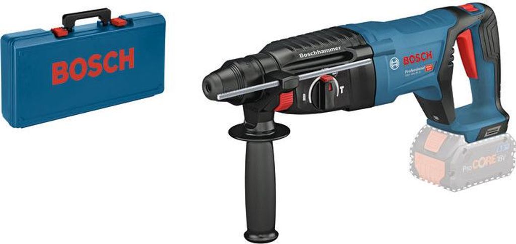 Akku-Bohrhammer mit SDS plus GBH 18V-26 D im Handwerkerkoffer