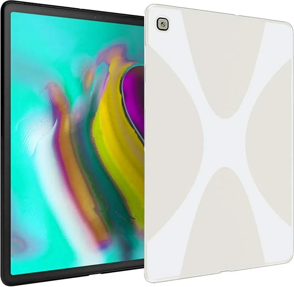 Custodia Protettiva Samsung Tab S5e Silicone Bianco - Design Sottile