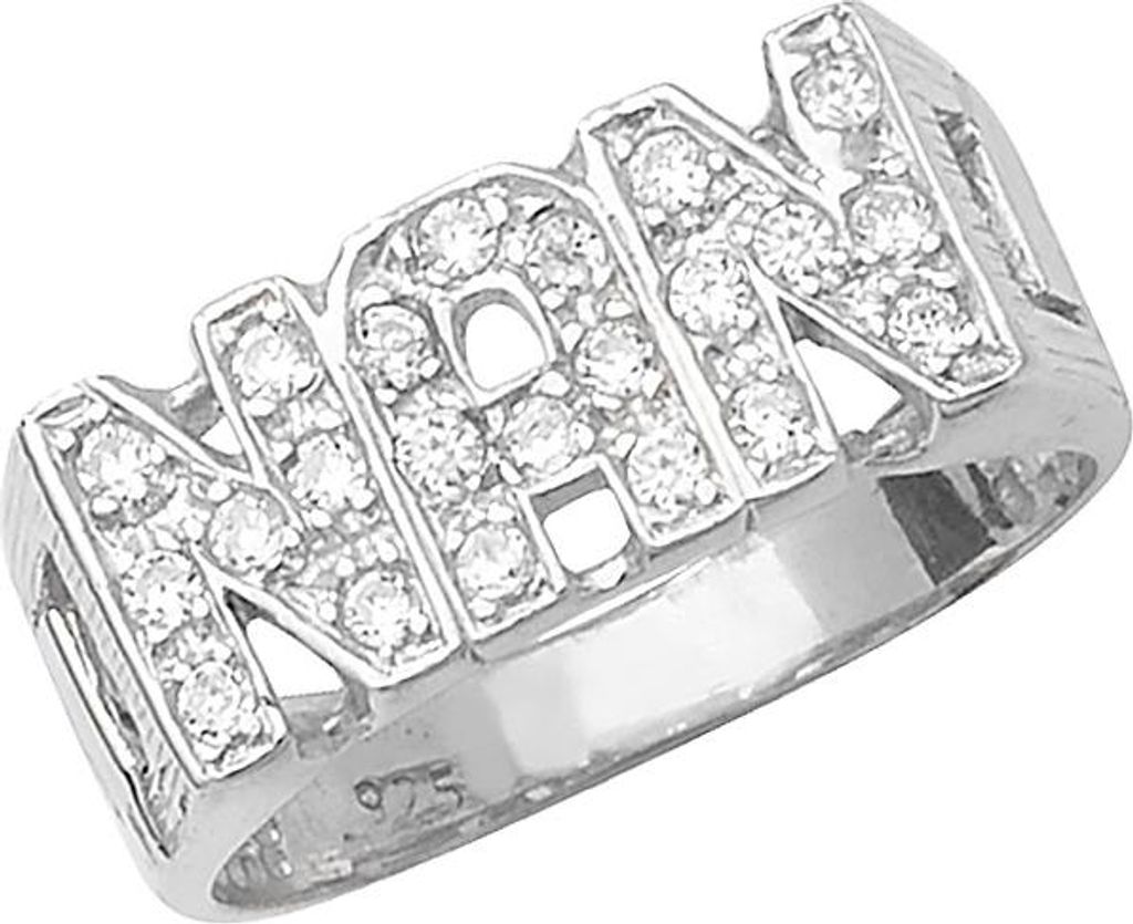 Edler 925 Sterling Silber Damen - Nan Ring mit Zirkonia, 54 (17.2); TRS22245RSN