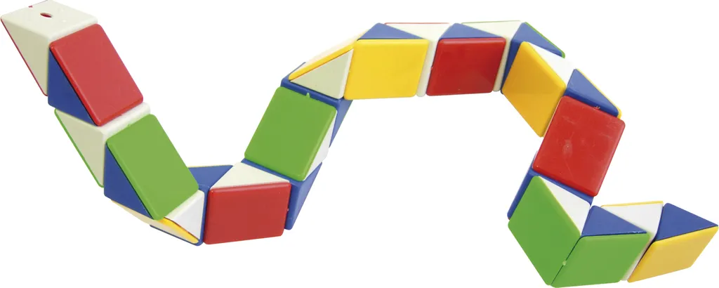Serpent Articulé Multicolore 40cm : Jeu de Puzzle et de Manipulation - 2