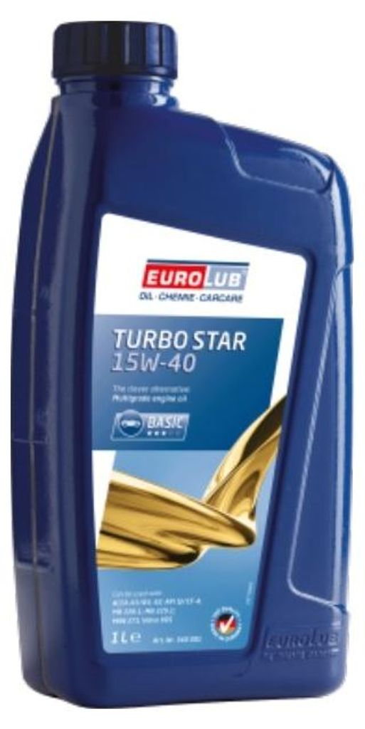 EUROLUB TURBO STAR für 15W-40 1 Liter Motoröl Motorenöl MAN Produktbild 