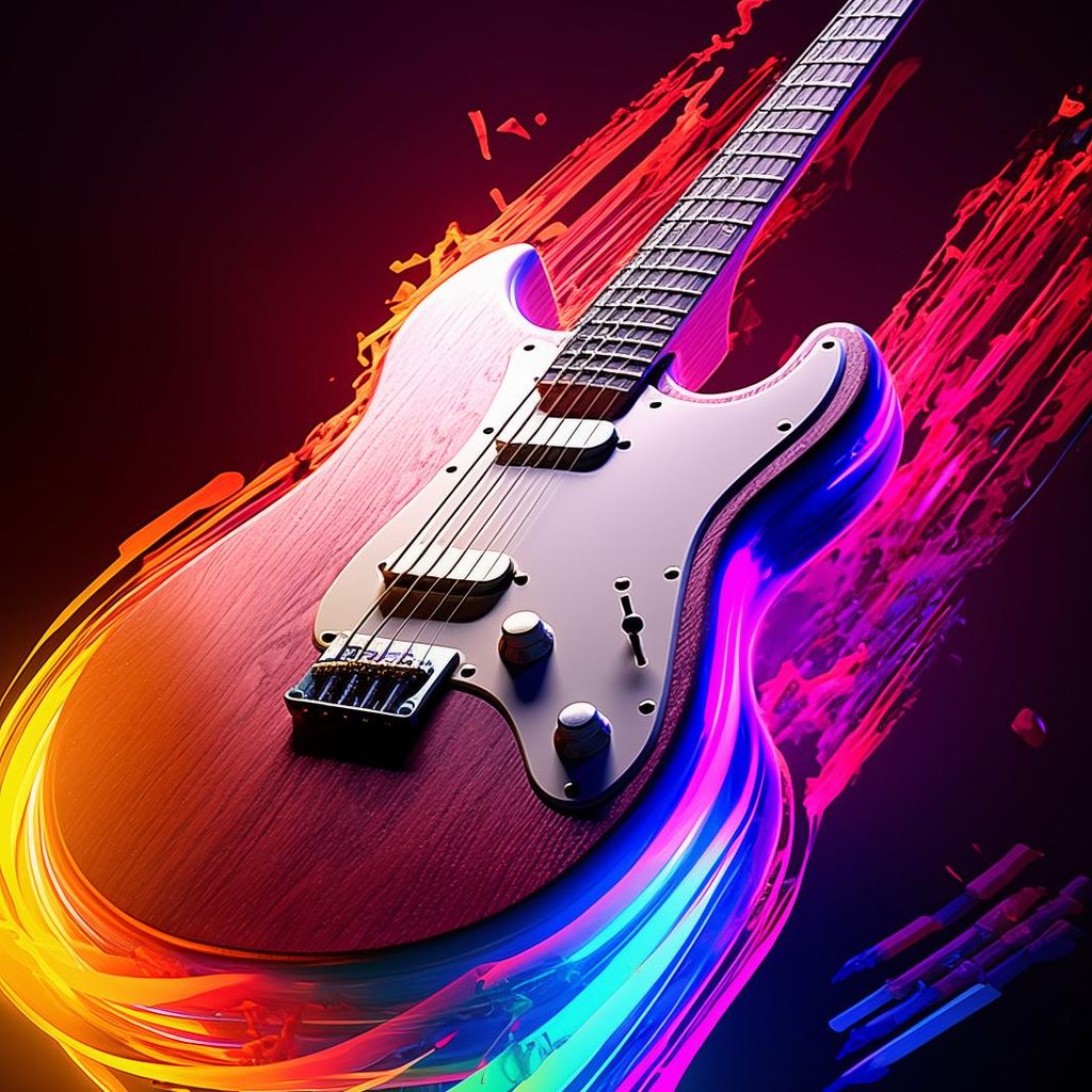 Plakat 20x20cm Starker Metallischer Sound