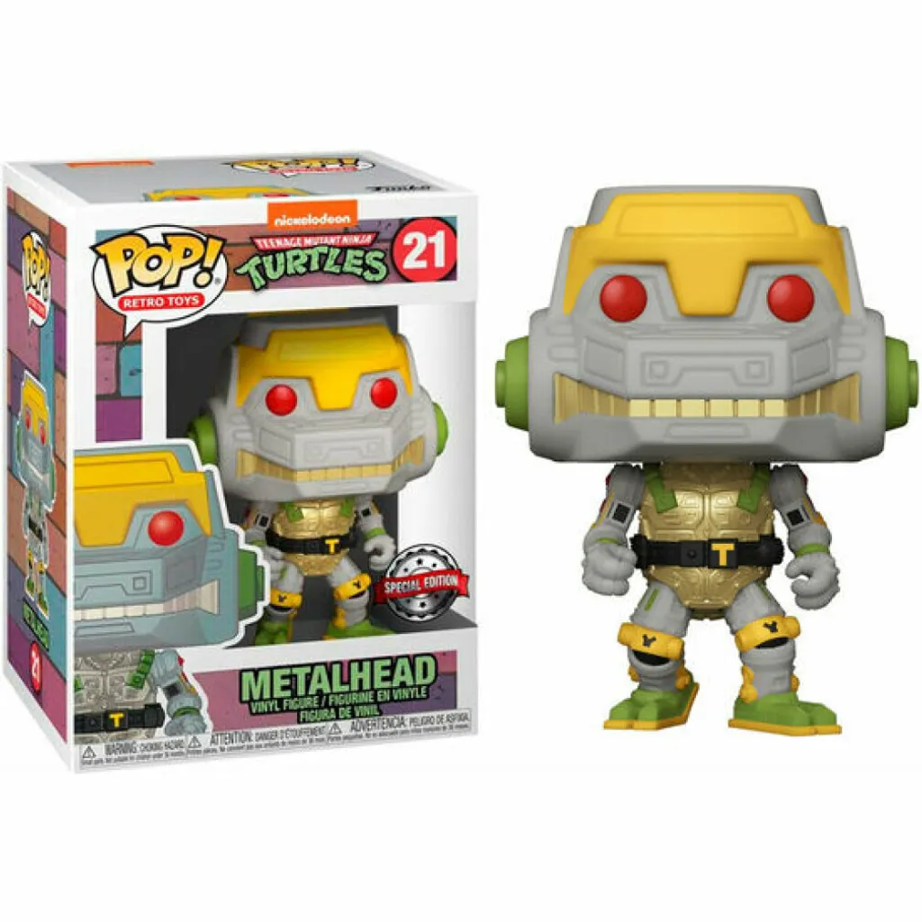 Funko Pop TMNT Metalhead #21 Special Edition - Figurine de Collection