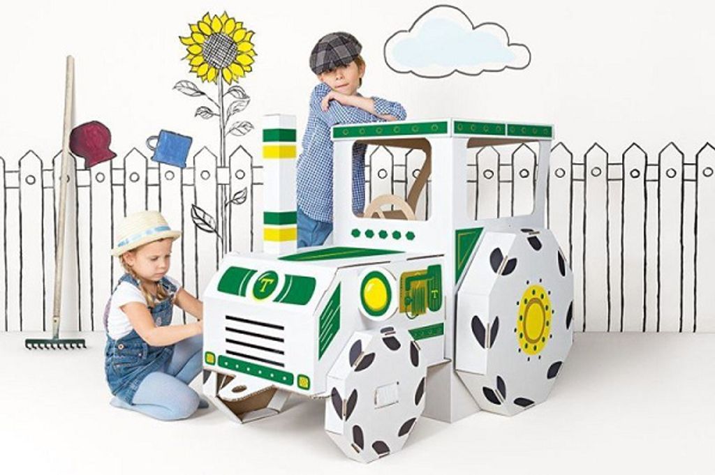Detský kartónový traktor Tektorado Obrázok produktu 