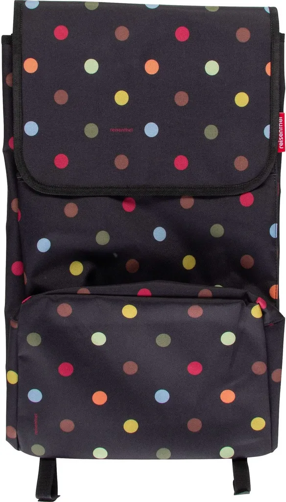 Poussette de Marché Dots Noir : Chariot de Courses Chic et Pratique - 11