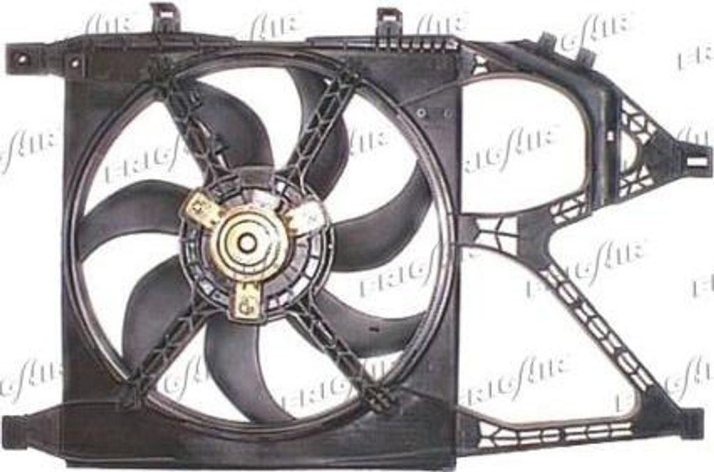 FRIGAIR 0507.1777 Lüfter Motorkühlung Kühlerlüfter für OPEL Corsa C Schrägheck (X01) Wasserkühler Ø335mm