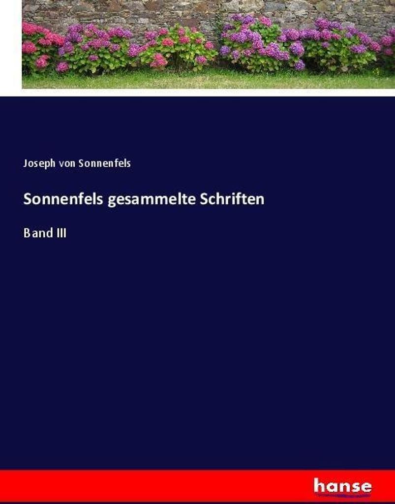 Sonnenfels gesammelte Schriften