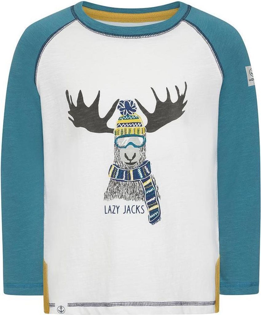 Lazy Jacks - T-Shirt für Kinder LJ291 (116) (Petrol)