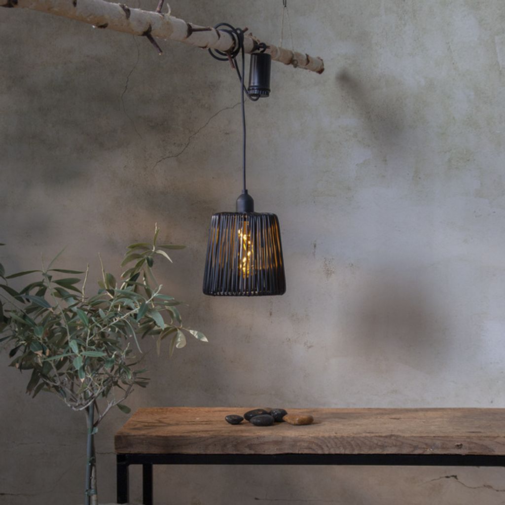 Lampada a sospensione a batteria, lampada da tavolo Twine Immagine del prodotto 