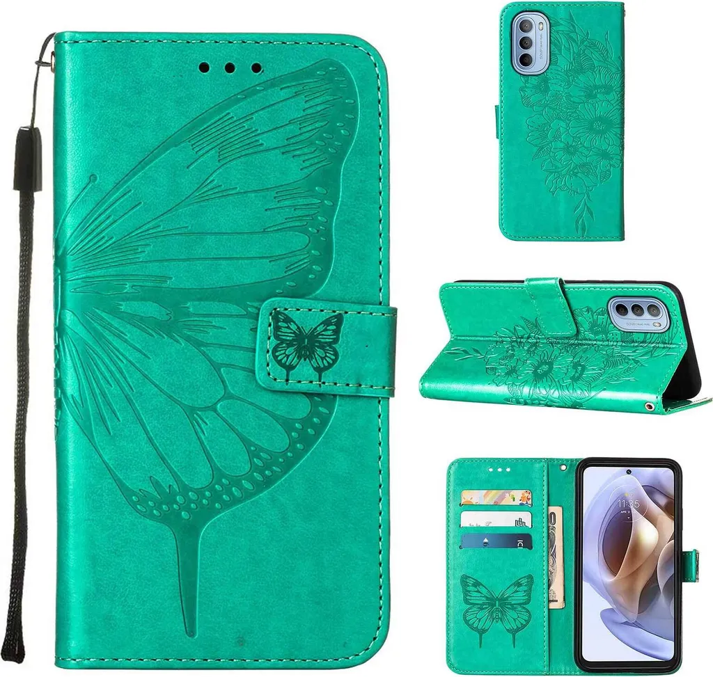 Motorola Moto G31 Custodia Protettiva: Flip Leather Case Anti-Shock
