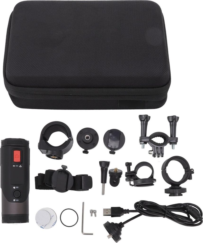 SOOCOO 4K HD wasserdichte Action-Kamera, WiFi, 170 Grad Weitwinkel, Fahrrad-Videorecorder für Outdoor-Sportarten