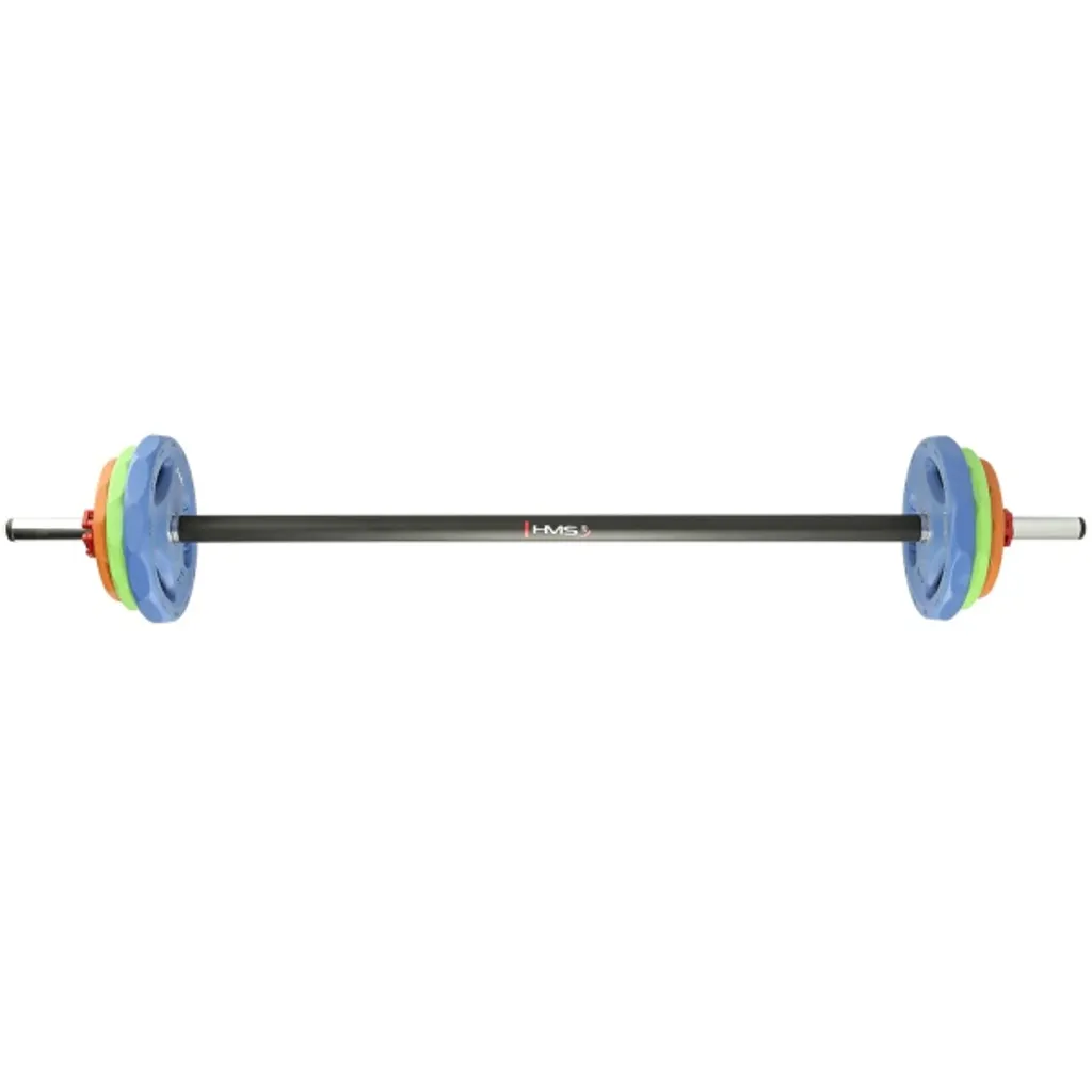 Kit Musculation Sbp22 HMS 20kg Idéal pour Cours de Body Pump en Ligne