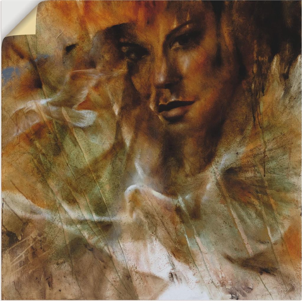 ARTland Wandbild, selbstklebend Taube, Möwe und Jana Größe: 70x70 cm