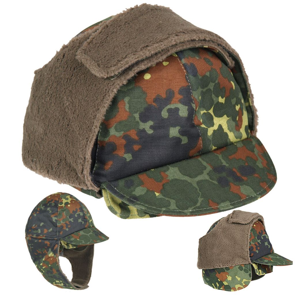 BW Wintermütze flecktarn original TL, 64 Produktbild 