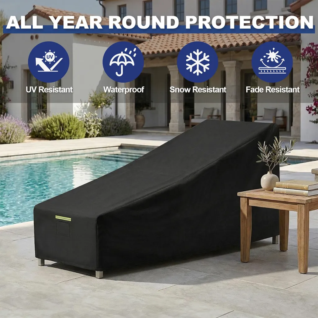 Protection de bain de soleil résistante aux UV et déchirures noire - 4