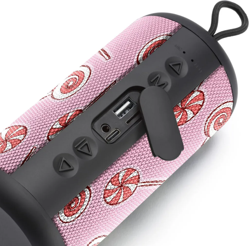 Enceinte compacte rose 5W : la solution audio pour petit espace et voyage