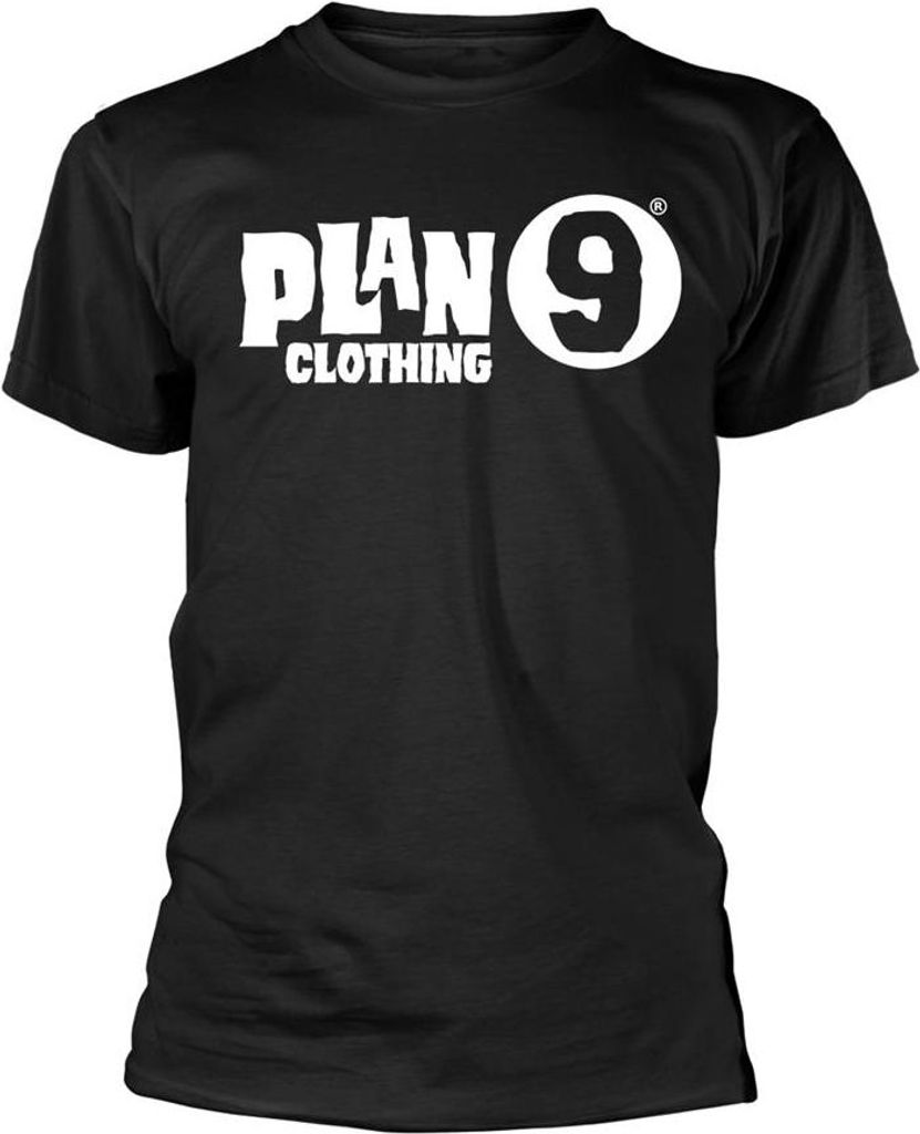 Plan 9 - T-Shirt für Herren/Damen Uni PH4907 (3XL) (Schwarz/Weiß)