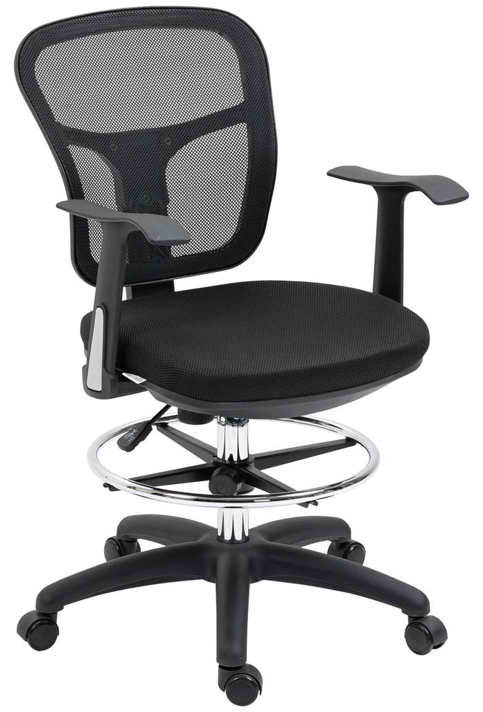 Vinsetto bureaustoel, ergonomische tekentafelstoel, Productafbeelding 