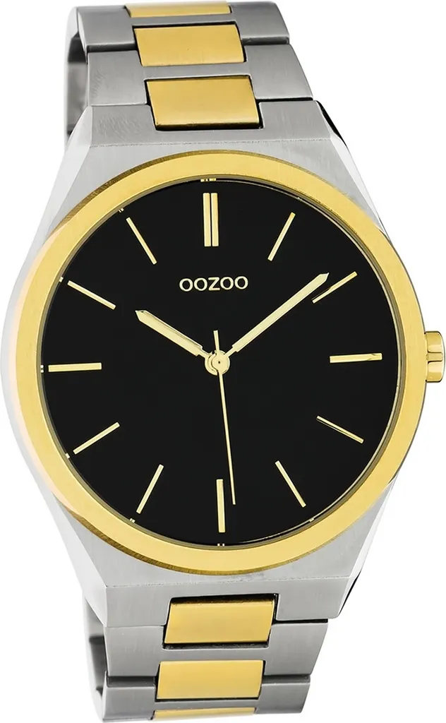 Montre Chic pour Homme et Femme Oozoo C10522 Argent Or en Acier Inox
