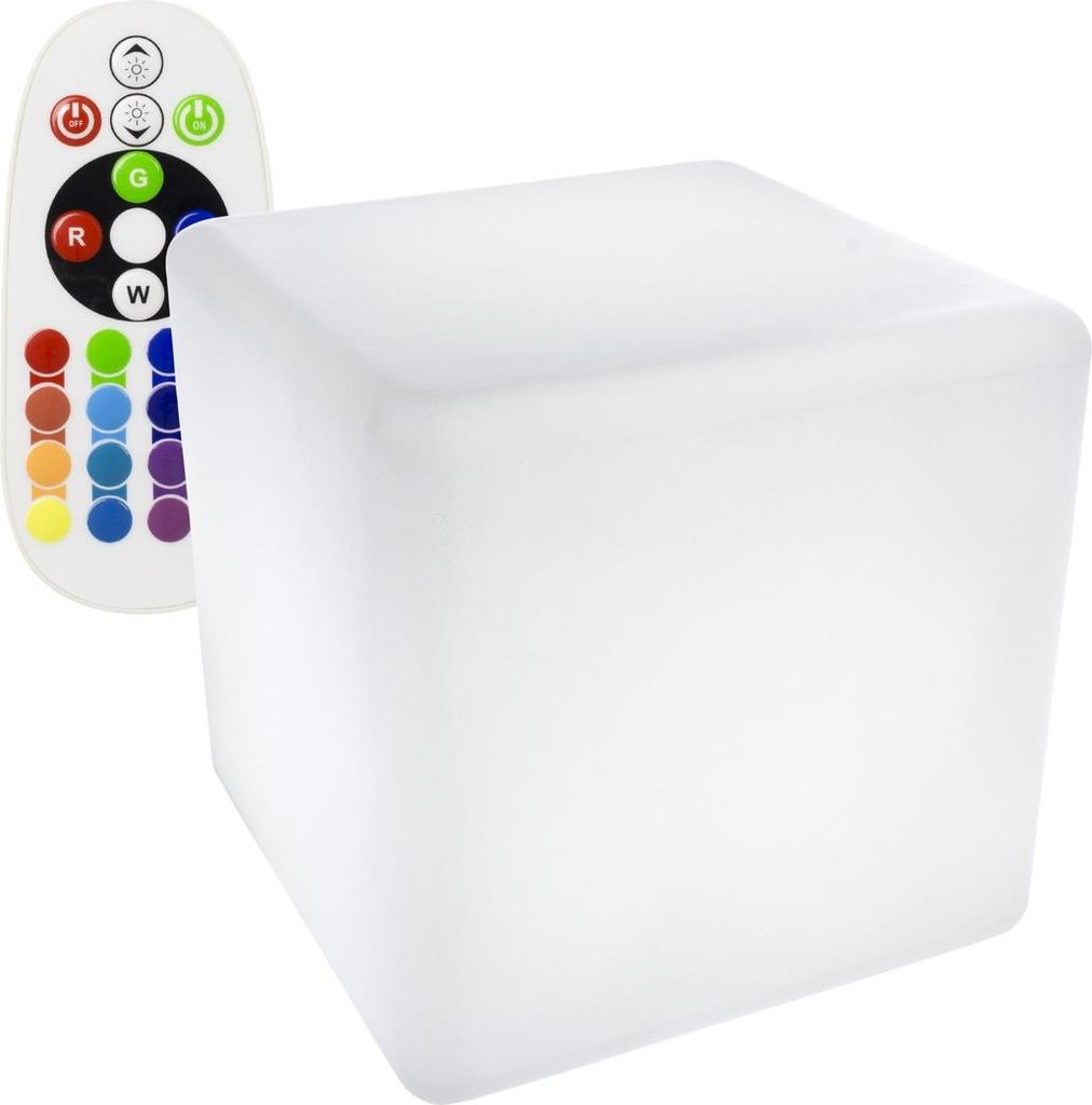 LED-Würfel RGBW Wiederaufladbar 400 mm Produktbild 