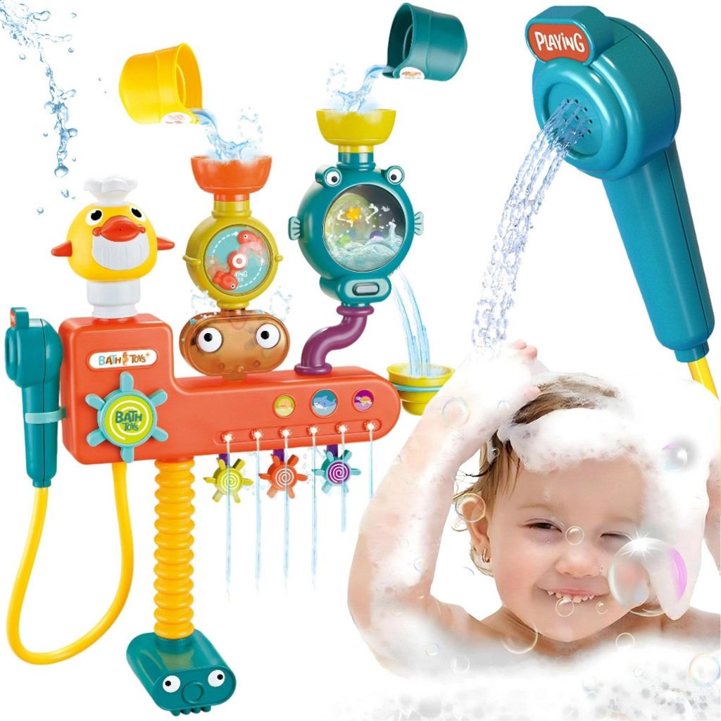 Woopie Baby Bath Toy Rubinetto Doccia Fontana Traboccante Immagine del prodotto 