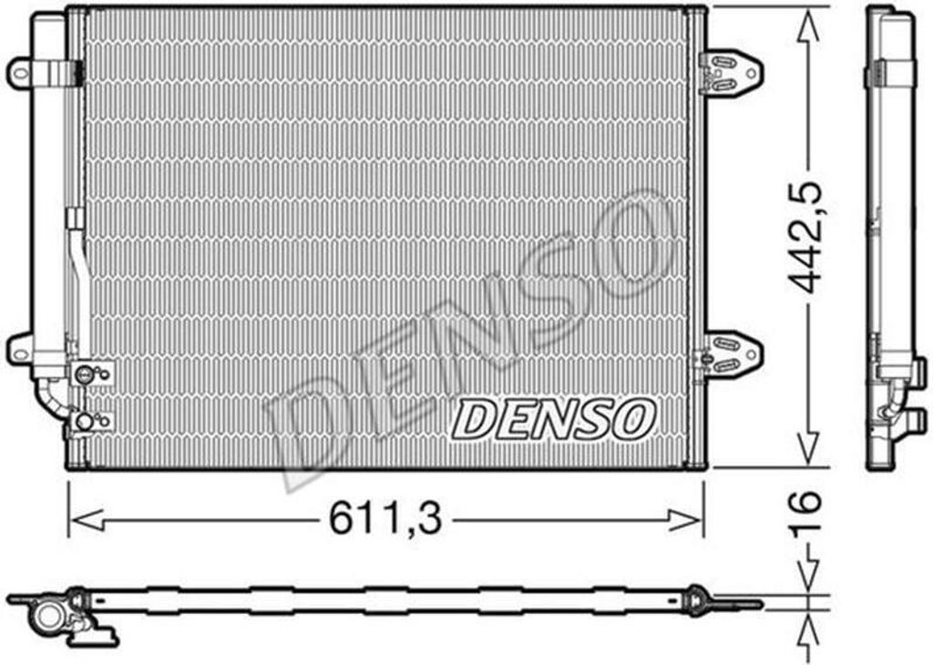 DENSO KONDENSATOR KLIMAKÜHLER KLIMAKONDENSATOR mit Trockner