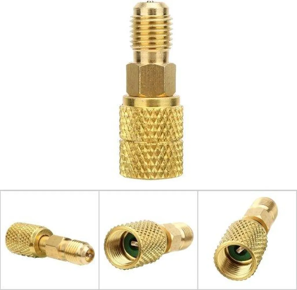 Adaptateur 1/4 vers 5/16 SAE pour Maintenance Climatisation R410A
