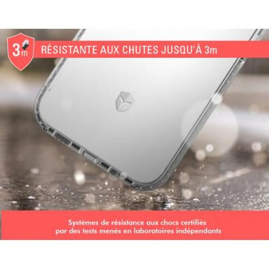 Coque de Protection iPhone X/XS Argent Force Case Life Renforcée
