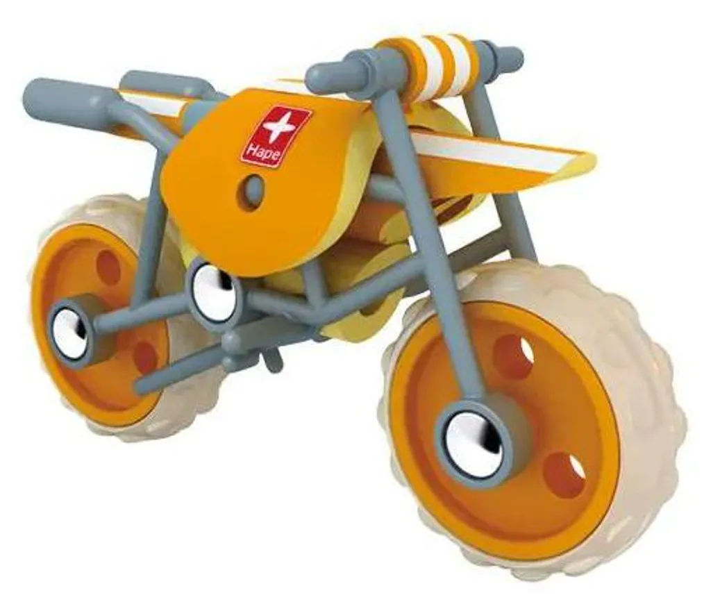 Hape E-moto : Finis les Problèmes d'Équilibre ! Moto Bois Stable Bébé