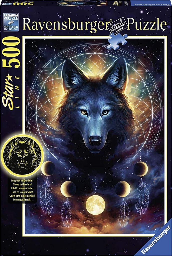 Ravensburger Leuchtender Wolf Produktbild 