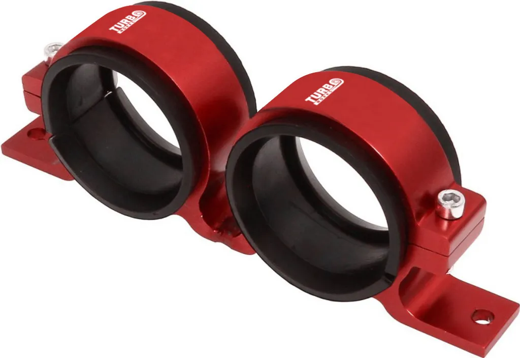 Pompe à carburant manuelle Rouge 2x60 mm avec poignée ergonomique PVC