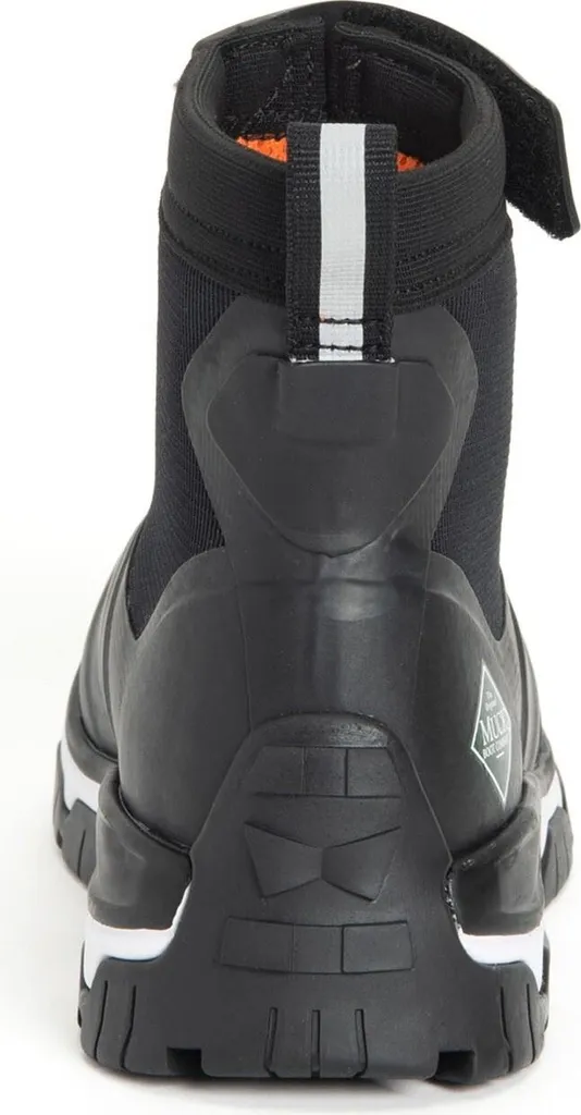 Muck Boots Apex Mid Zip Bottes de Wellington Noir et Blanc pour Homme