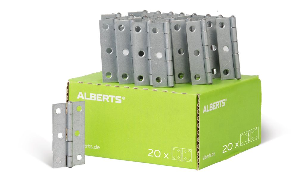 Gustav Alberts Charnière 64,0x34mm Acier brut galvanisé Image du produit 