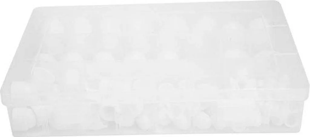 Kit vis de toit avec joint caoutchouc blanc M4-M12, 145 pièces durables