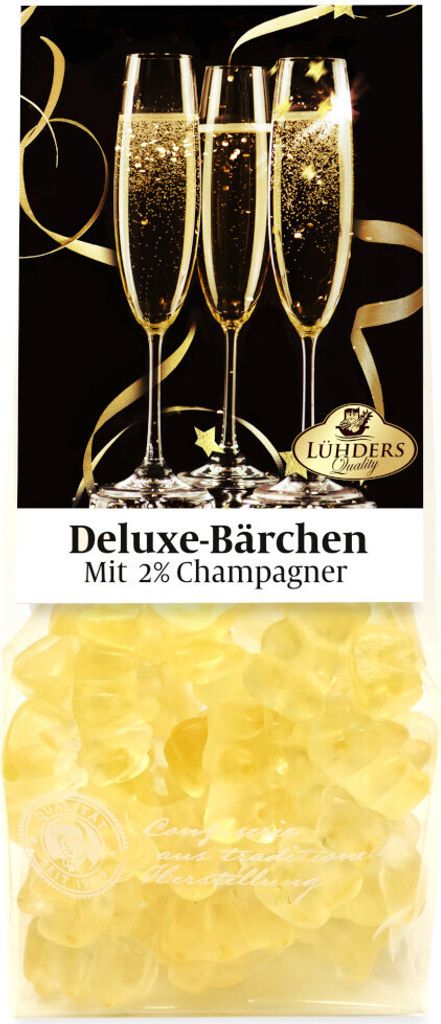 Lühders Deluxe-Bärchen mit 2% Champagner 150g Produktbild 