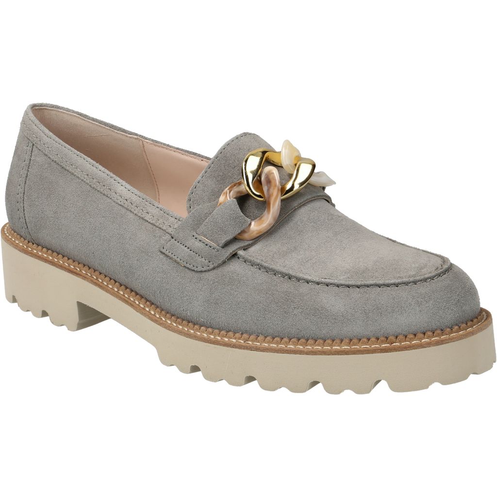 Gabor Slipper & Mokassin 240.13, Rauleder, Grün, Damen