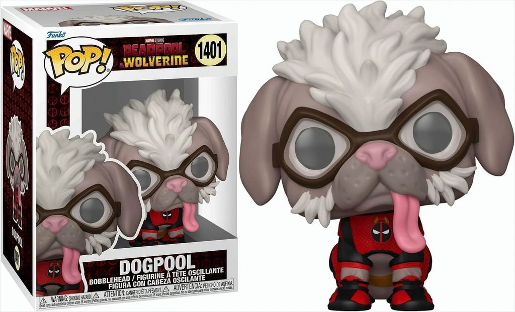 Deadpool 3 POP! Vinyl Figur Dogpool 9 cm Produktbild 