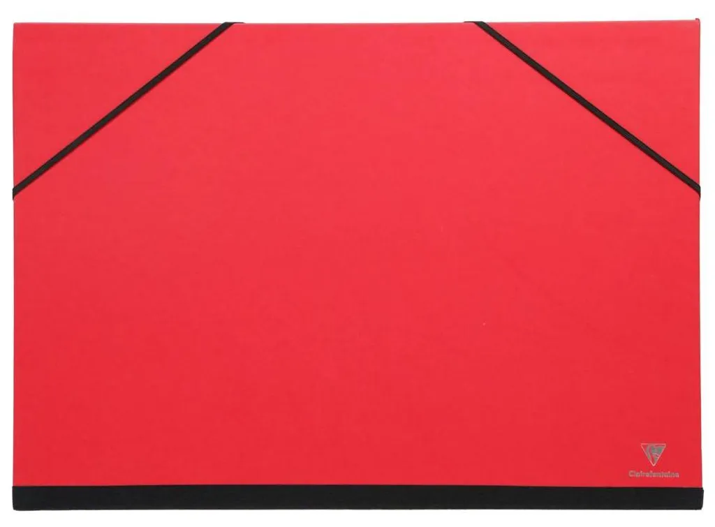 Pochette à dessin Rouge 26 x 33 cm Clairefontaine pour Étudiants d'Art