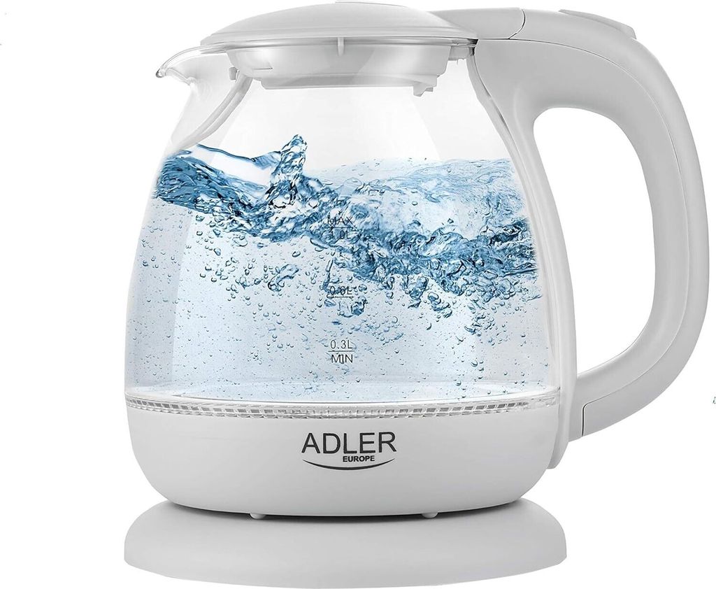 Adler | Bollitore | AD 1283G | Standard | 1100 W | 1 L | Immagine del prodotto 