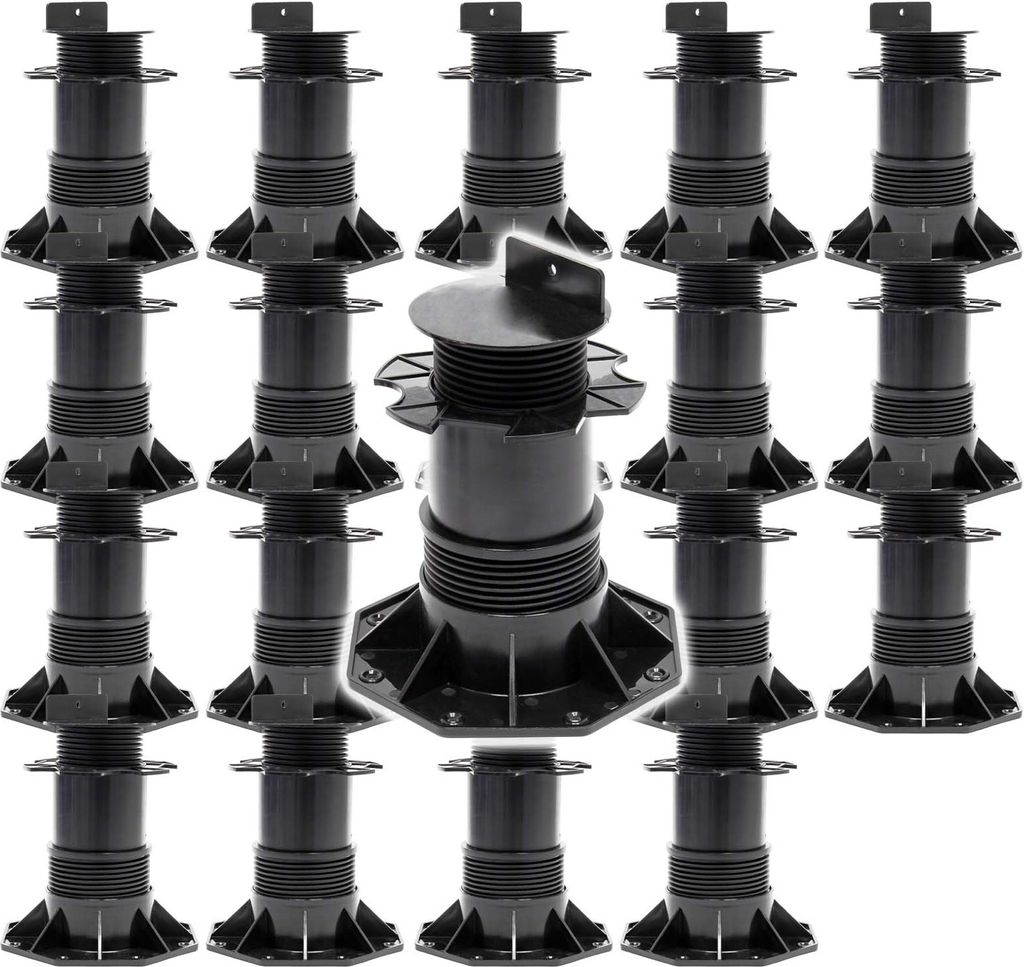 XPOtool Set 20x Stelzlager für Terrassen, 2700kg, Produktbild 