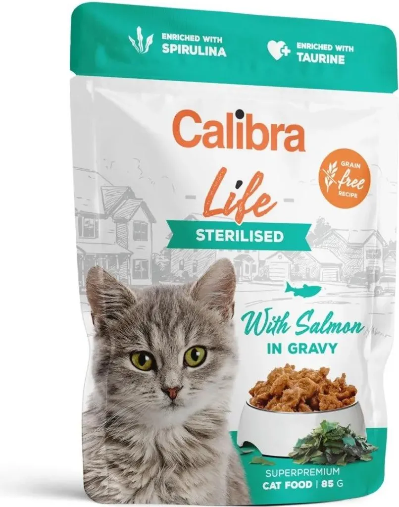 Cat Life kapsa Salmone sterilizzato in salsa 85g
