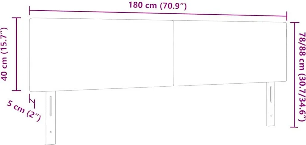 Spalliera Letto Matrimoniale LED 180cm | Grigio Chiaro Pratico e Morbido - 10