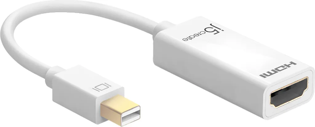 Adattatore j5create JDA159-N Mini DisplayPort a HDMI 4K per Professionisti