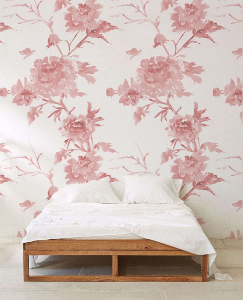 Coloray Fototapete 416x254 cm Vlies-Fototapete - Pastellblumenblumen