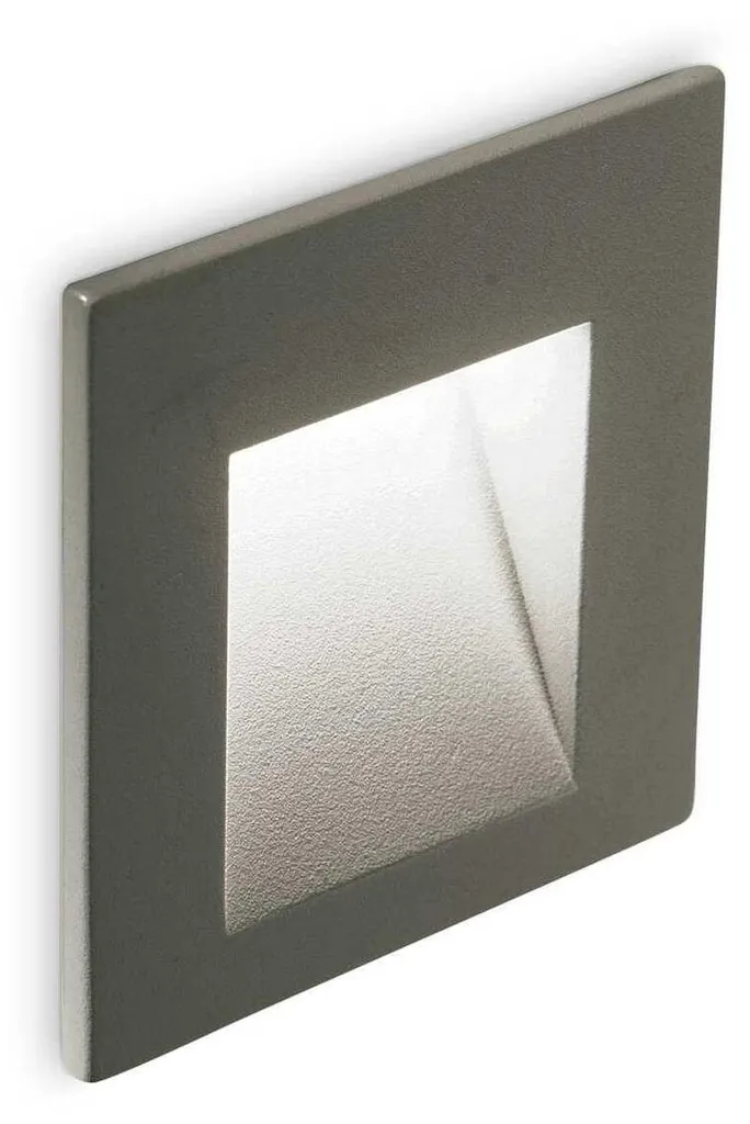 Applique Murale LED IP65 Étanche 215lm Ideal Lux BIT Design Anthracite